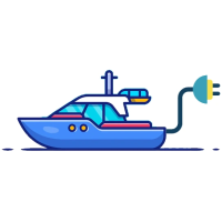 elektromos hajó villamos hajtások (külmotorok, belmotorok)