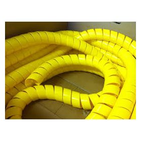 Vezetékvédő spirál sárga 13x16 mm HDPE