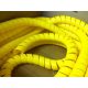 Vezetékvédő spirál sárga 13x16 mm HDPE