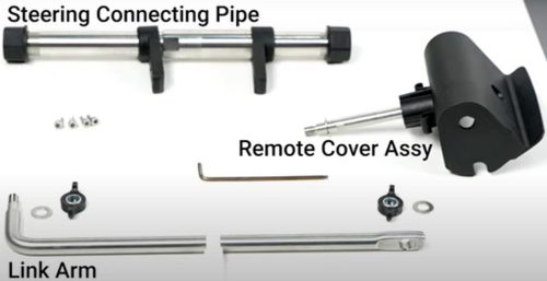 Elektromos csónakmotor - teleflex átalakító készlet Spirit 1.0 EVO-hoz