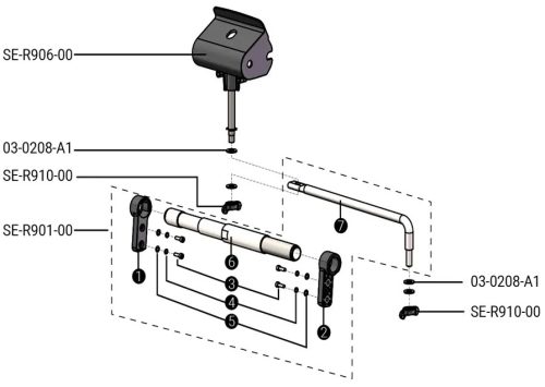Elektromos csónakmotor - Spirit 1.0 EVO, teleflex átalakító fedél