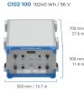 G102-100 akkumulátor, I sorozatú belmotorhoz, 100 Ah (901262)