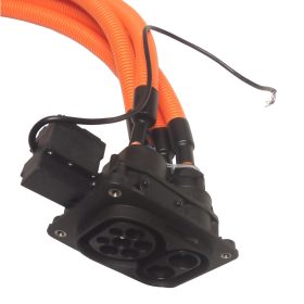   töltő csatlakozóaljzat CCS2 (IEC62196-3) 200A, 4 m kábellel és elektromágneses zárral