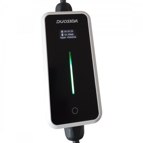 elektromos autó töltőkábel Type 1 EVSE állítható, 6-16A, 5 m, DUOSIDA