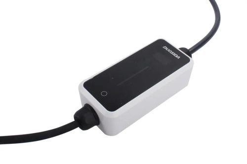 elektromos autó töltőkábel Type 1 EVSE állítható, 6-16A, 5 m, DUOSIDA