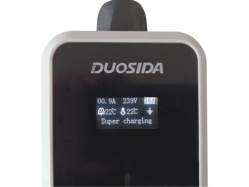 elektromos autó töltőkábel Type 2 EVSE állítható, 6-16A, 5 m, DUOSIDA