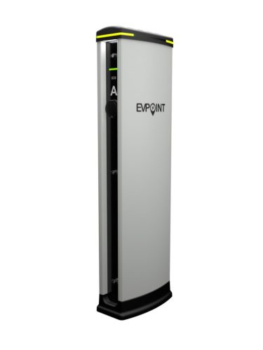 EVPoint elektromos autó töltőoszlop 2x22 kW, Type2 aljzat, 3 fázis, 32 A + WIFI + 4G + LAN