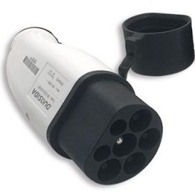   elektromos autó töltő csatlakozó lengő dugvilla Type 2, 32 A (IEC-62196), rövid kivitel