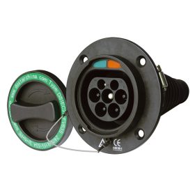   töltő csatlakozóaljzat Type 2 (IEC-62196), AC, 16 A, + 1 m narancs kábel