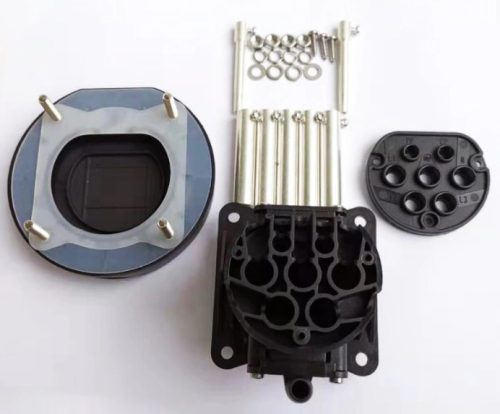 töltő csatlakozóaljzat (töltőoszlopra) Type 2 (IEC-62196), AC, 32 A