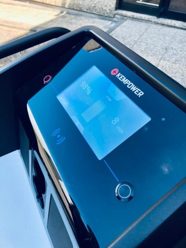 elektromos autó töltő - mobil villámtöltő állomás 40 kW 500 Vdc, 2 × CCS2, Kempower