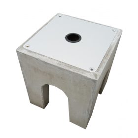   Előregyártott betonalap elektromos autó töltőoszlop telepítéséhez, EV blokk