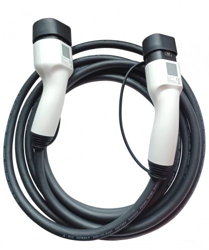 elektromos autó töltőkábel - Type 2 / Type 2, 3×32 A, 5 m, fekete, AURORA