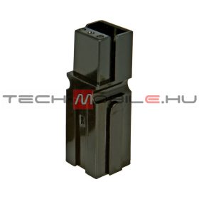   Nagy áramú akkumulátor csatlakozó, Anderson Powerpole típusú, PP15/45 ház - fekete