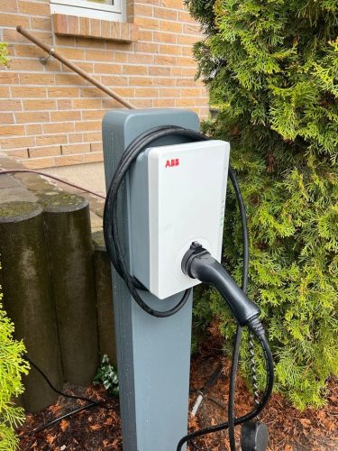 Elektromos autó fali töltő 11 kW, 5 m Type2 töltőkábel + RFID, ABB Terra AC (W11-G5-R-V2-0)