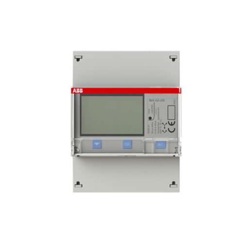 ABB digitális áramváltós teljesítménymérő LCD, 7 számjegyes, 3 fázisú, áramváltós