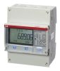 ABB digitális teljesítménymérő LCD, 7 számjegyes, 3 fázisú, 65 A-ig, impulzuskimenettel